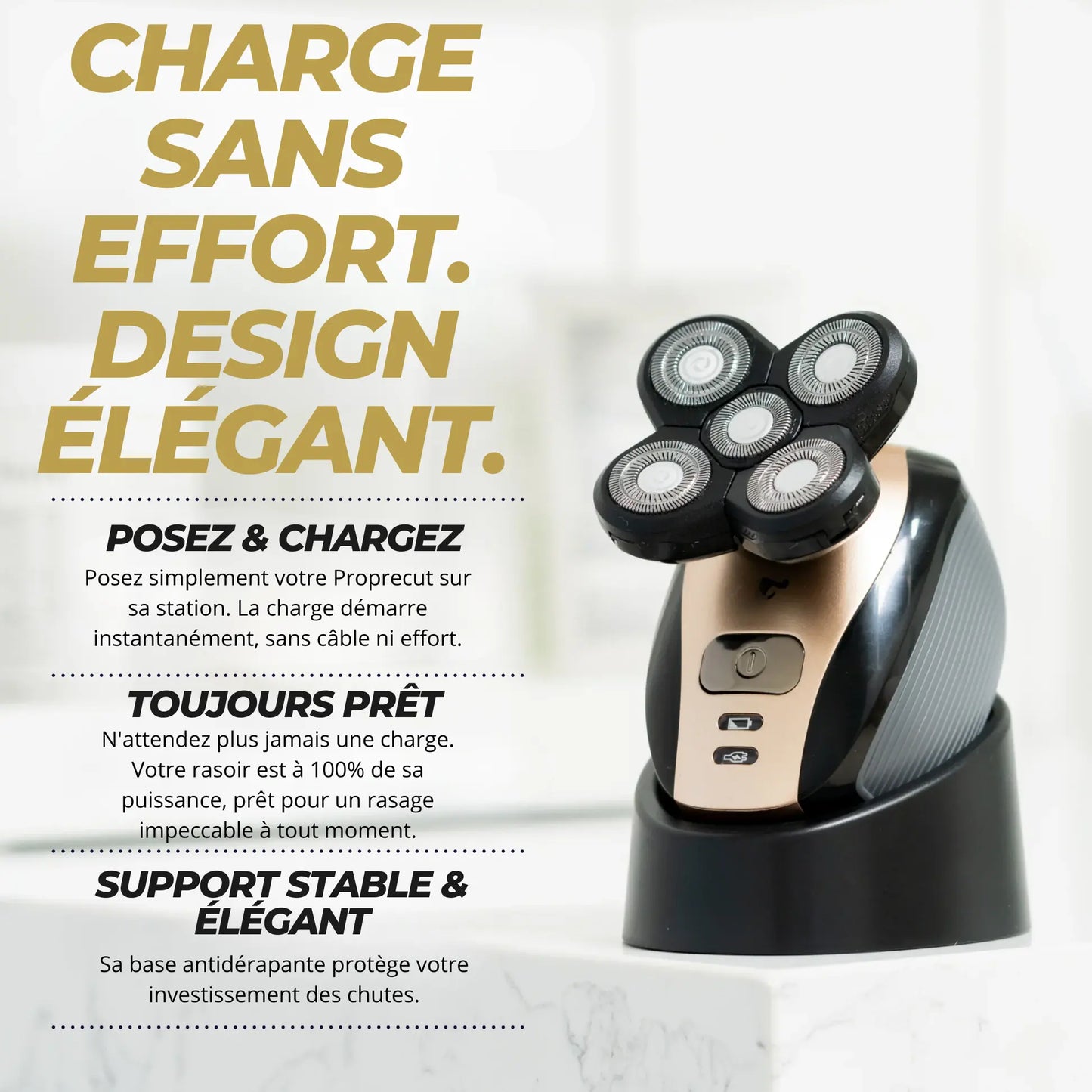 Station de Charge & Support PropreBlade™