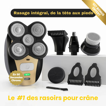 Kit Rasoir Crâne & Corps Proprecut™ | Lisse en 90s, Zéro Irritation